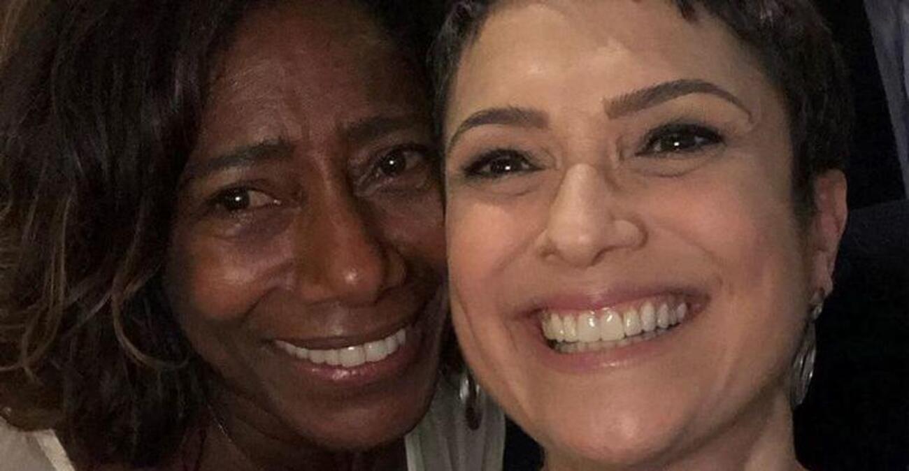 Gloria Maria e Sandra Annenberg