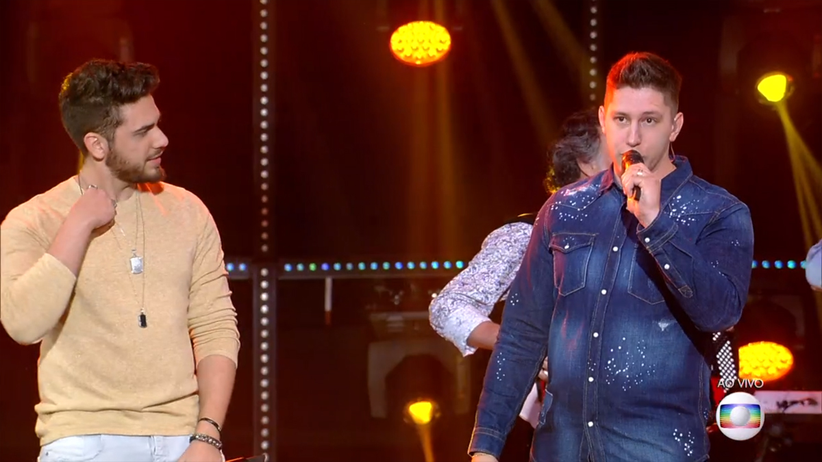 Gustavo Miotto e Jackson Follmann no Popstar