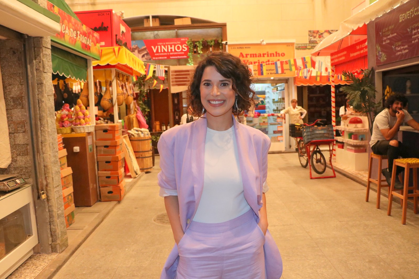 Manoela do Monte na coletiva de Amor Sem Igual (AgNews)