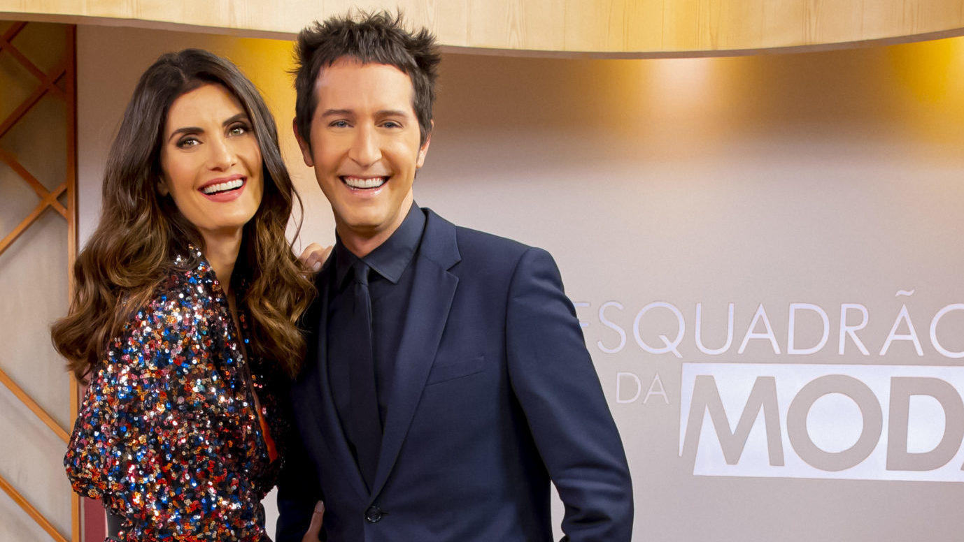 Isabella e Arlindo no Esquadrão da Moda