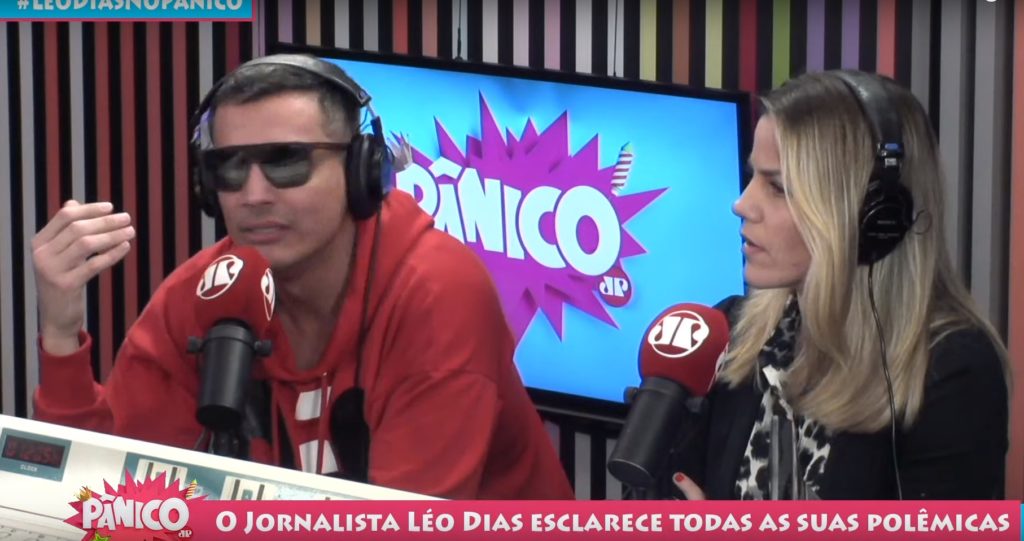 Leo Dias recebeu conselho de Amora Mautner (Reprodução: Jovem Pan)