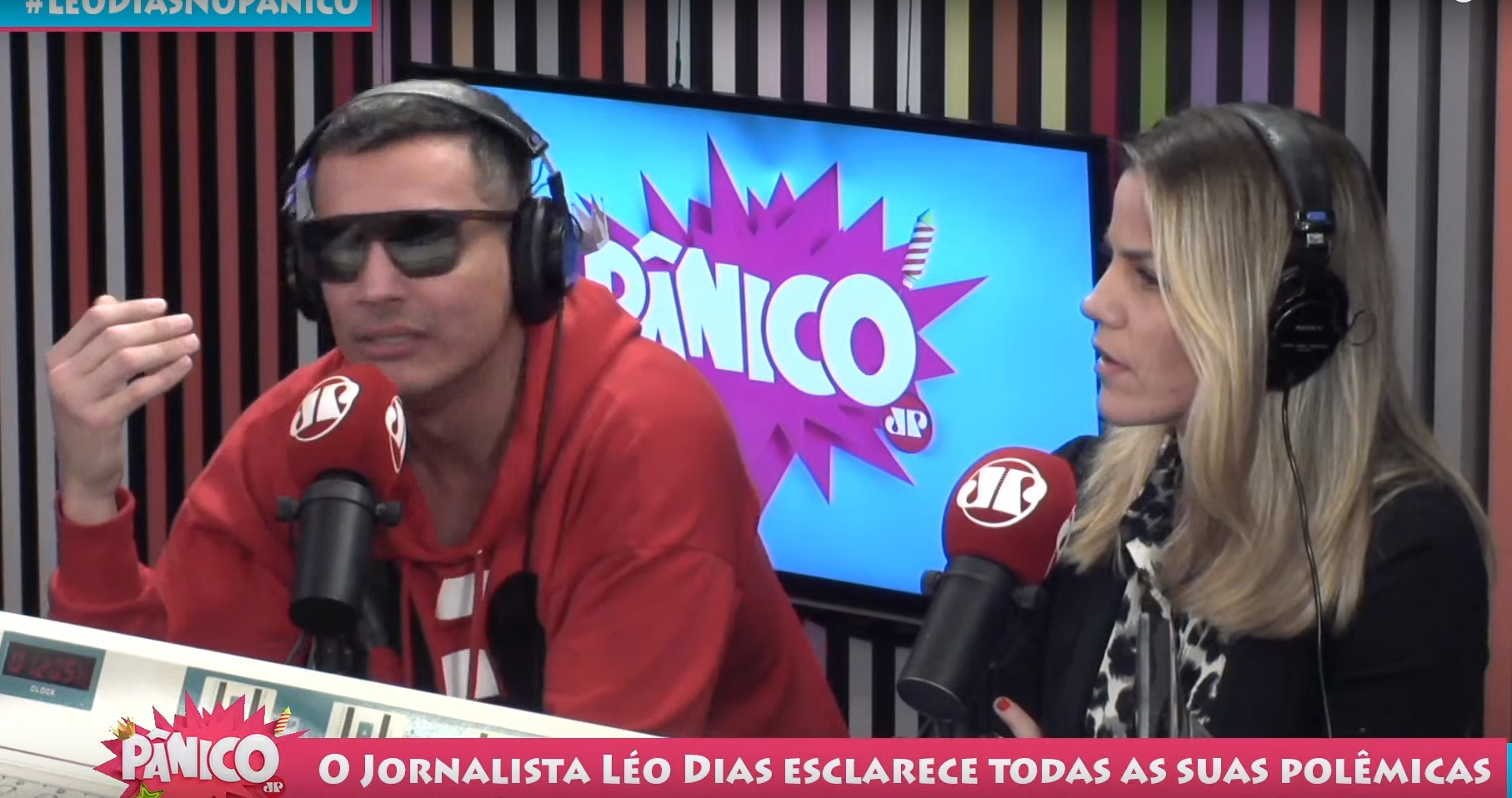 Leo Dias recebeu conselho de Amora Mautner (Reprodução: Jovem Pan)