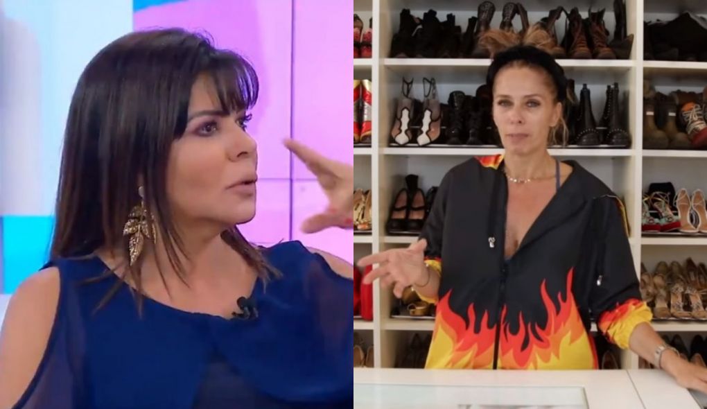 Mara Maravilha e Adriane Galisteu