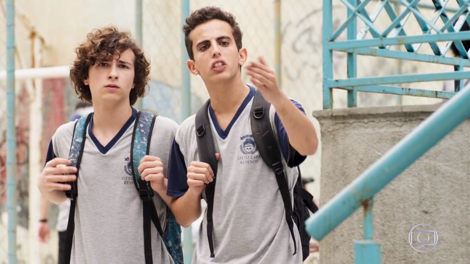 Marquinhos (André Matarazzo) se irrita com Celso (André Ramiro) em Malhação Toda Forma de Amar