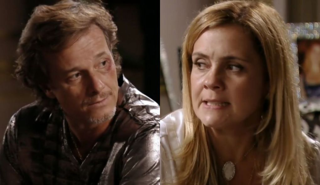 Max (Marcello Novaes) e Carminha (Adriane Esteves) de Avenida Brasil