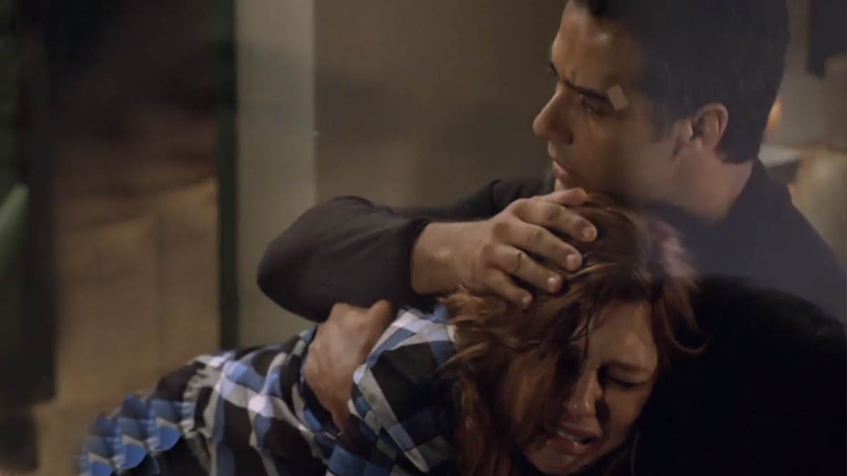 Poderosa (Day Mesquita) e Miguel (Rafael Sardão) em Amor Sem Igual