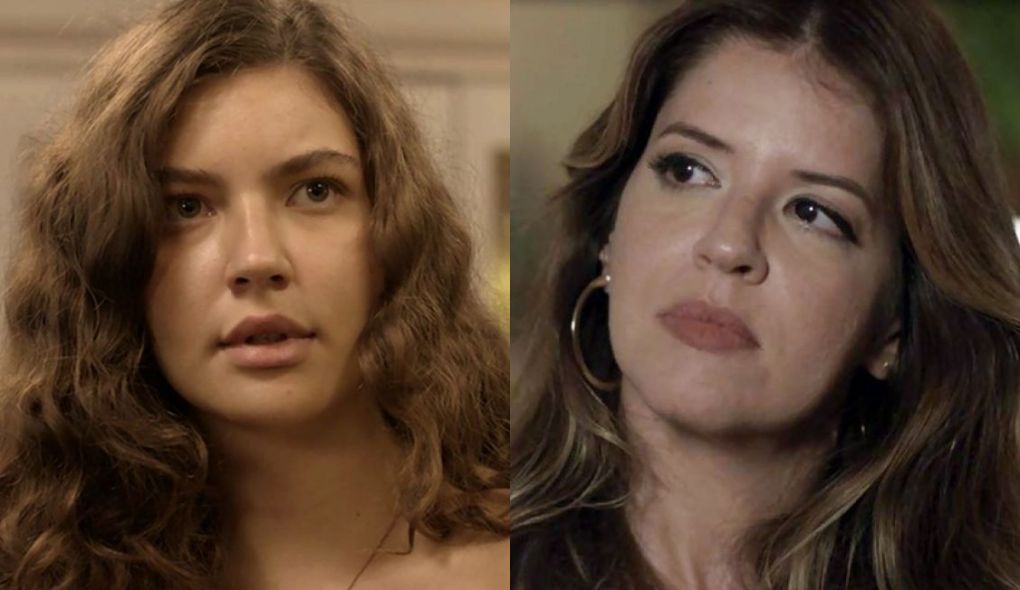Rita (Alanis Guillen) e Carla (Mariana Santos) de Malhação - Toda Forma de Amar