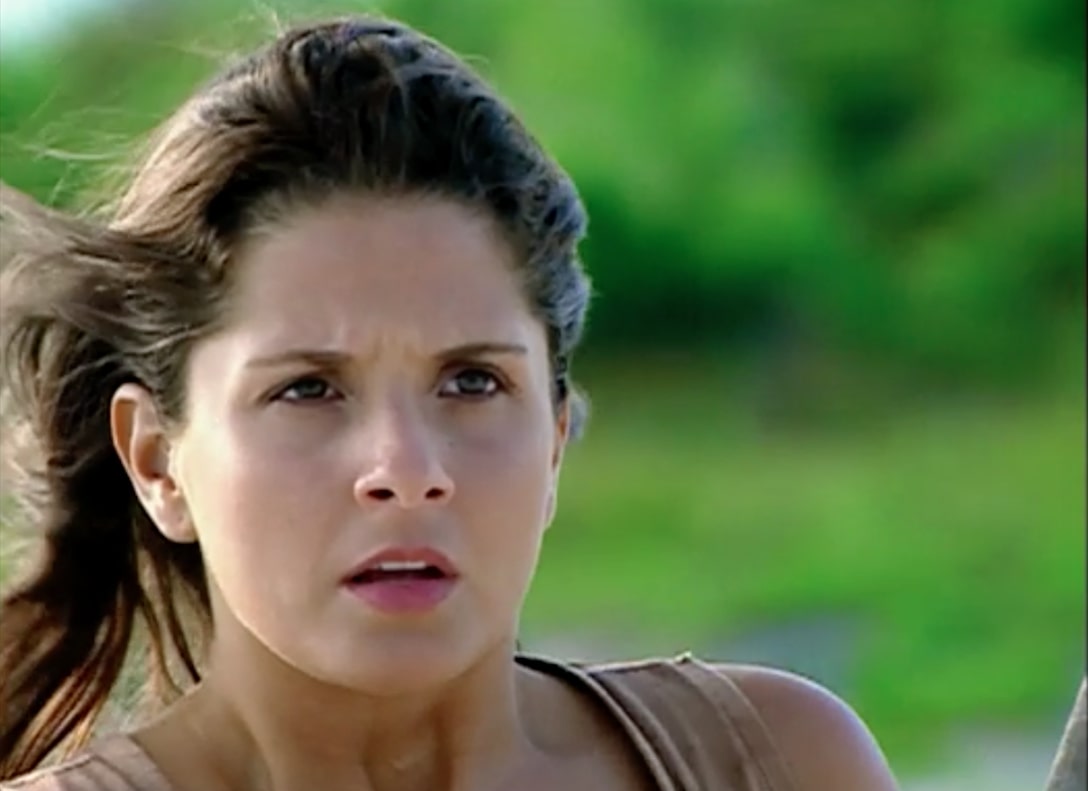 Cléo (Gisele Policarpo) em Caminhos do Coração (Reprodução/Record)