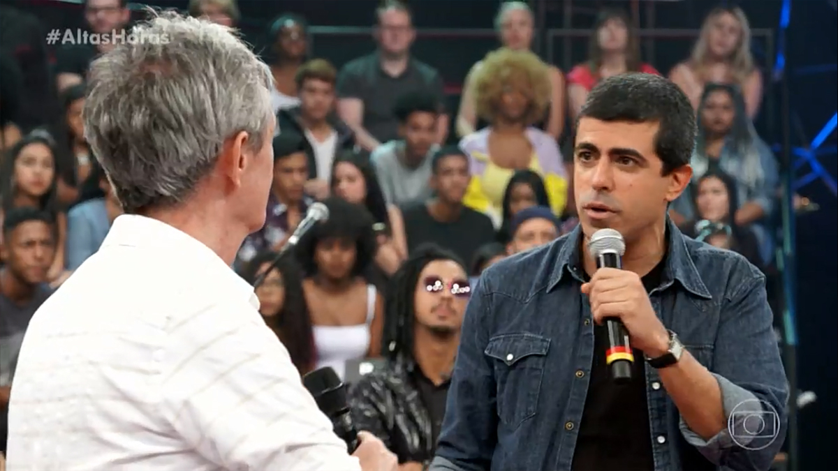 Serginho Groisman e Marcius Melhem no Altas Horas