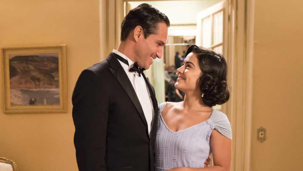 Isabel (Giullia Buscacio) e Felício (Paulo Rocha) em Éramos Seis