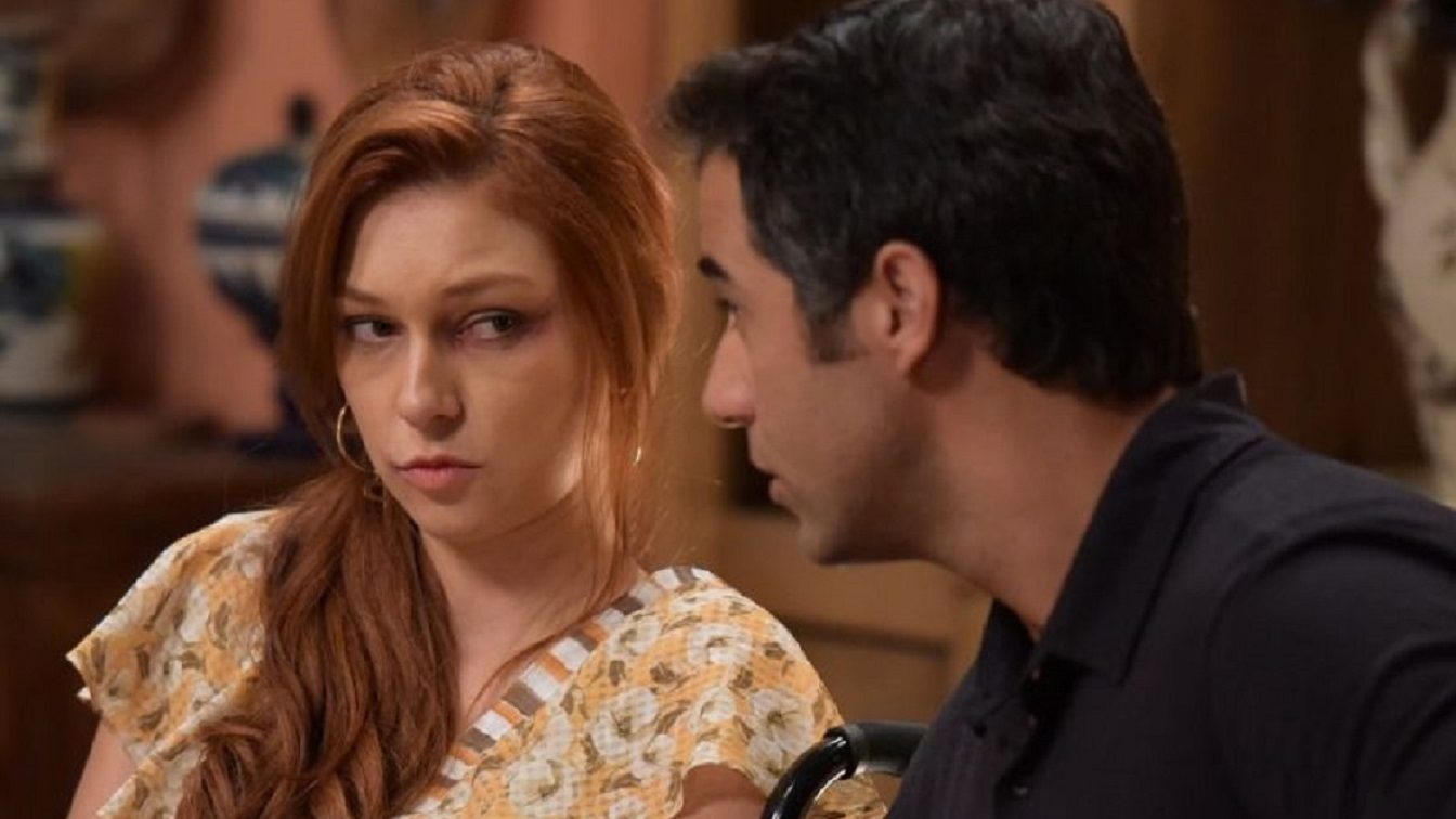 Poderosa (Day Mesquita) e Miguel (Rafael Sardão) em Amor Sem Igual