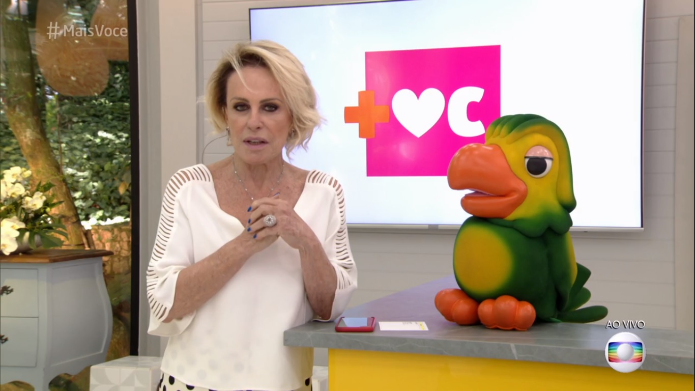 Ana Maria Braga e Louro José no Mais Você