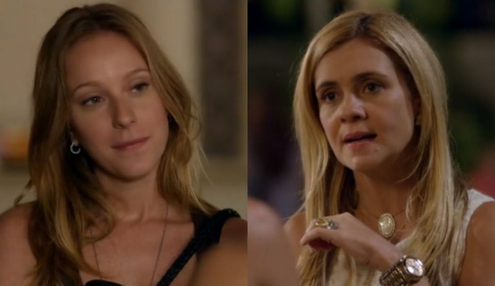 Begônia (Carol Abras) e Carminha (Adriana Esteves) de Avenida Brasil