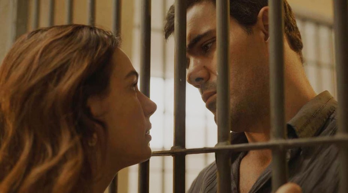 Betina (Isis Valverde) e Magno (Juliano Cazarré) de Amor de Mãe