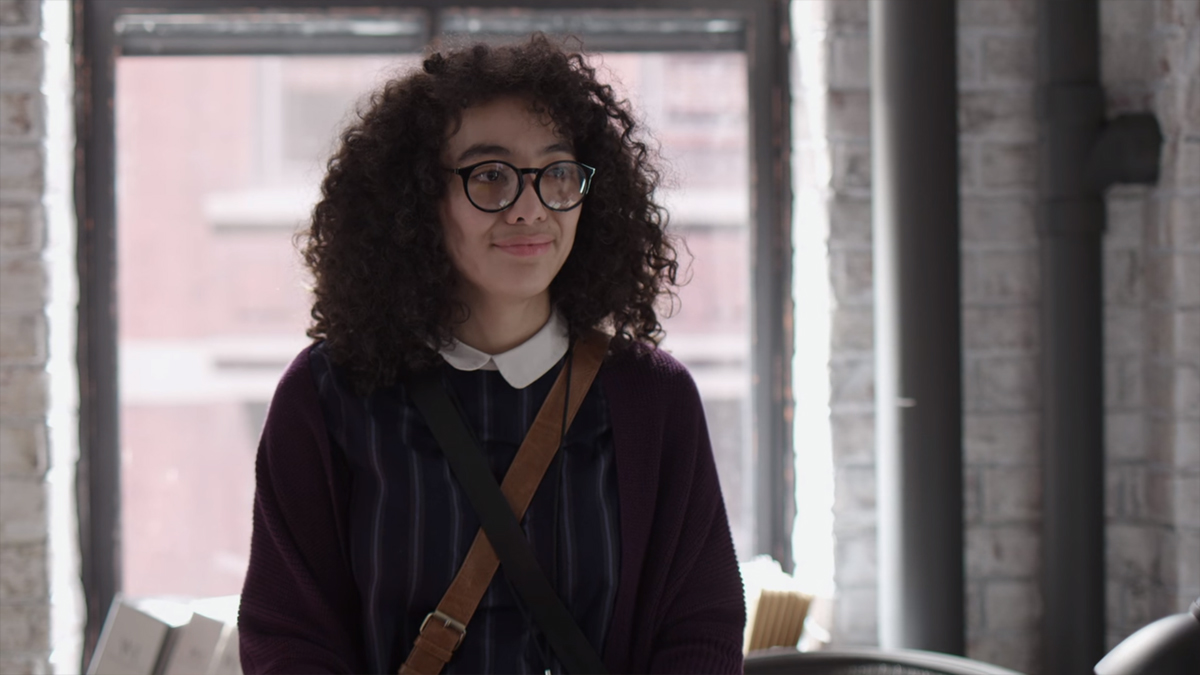 Betty (Elyfer Torres) em Betty, a Feia em Nova York