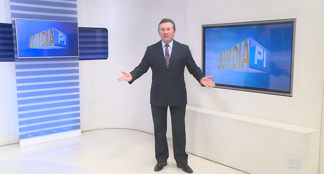 O jornalista João Neto no Bom Dia Piauí