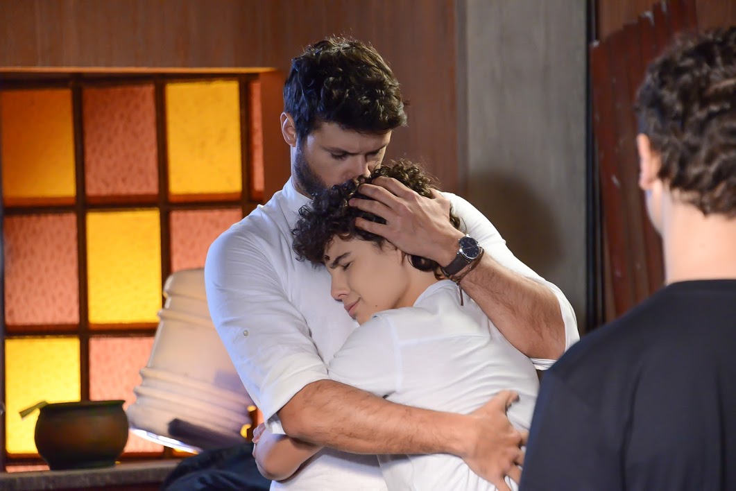 Igor Jansen e Murilo Cézar como João e Marcelo em As Aventuras de Poliana (João Raposo / SBT)