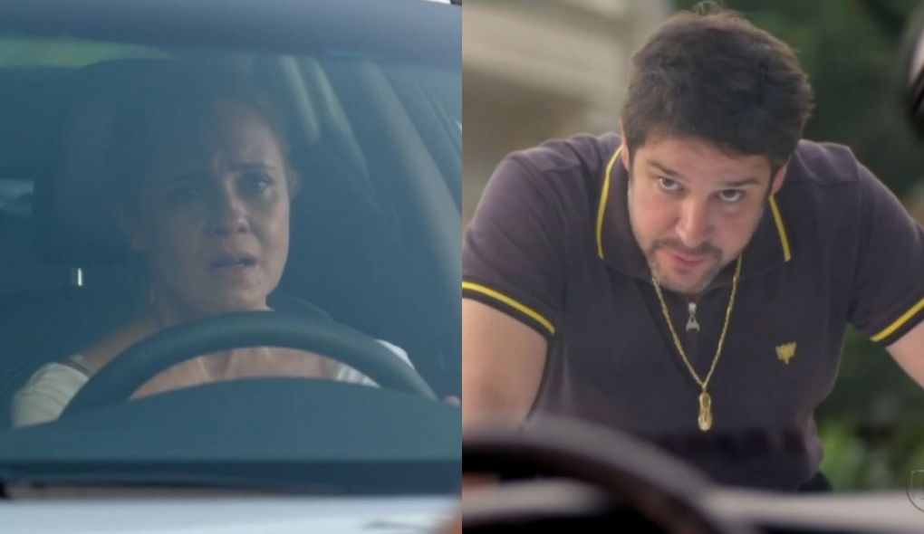 Carminha (Adriana Esteves) e Tufão (Murilo Benício) de Avenida Brasil