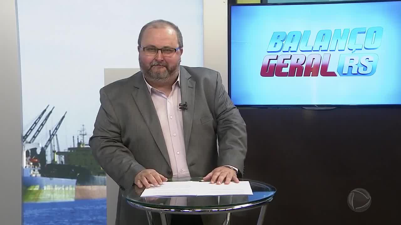 Alexandre Motta, apresentador do Balanço Geral no Rio Grande do Sul: emissora teve bom 2019 (Reprodução/Record TV)