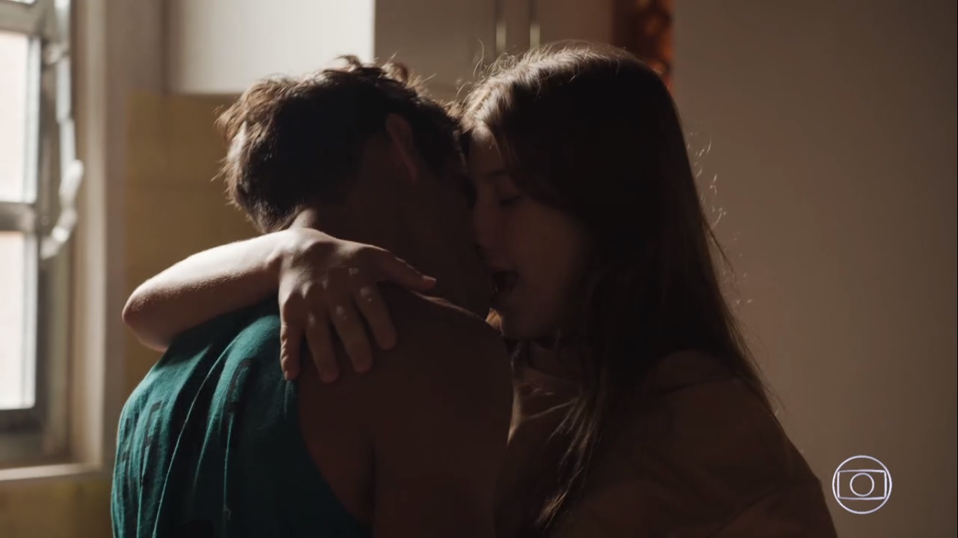 Cleber (Gabriel Santana) e Anjinha (Caroline Dallarosa) de Malhação - Toda Forma de Amar