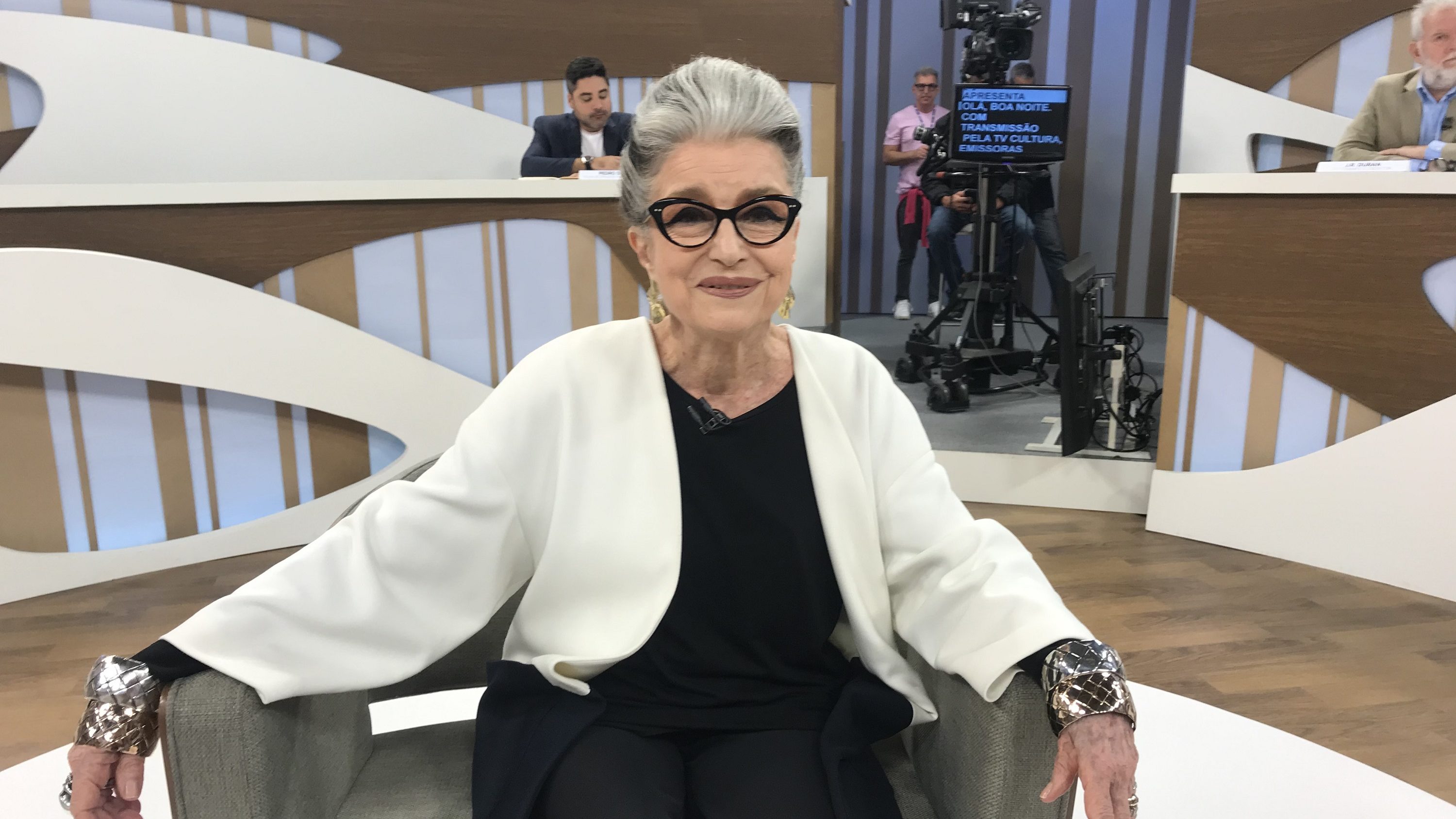 Costanza Pascolato no Roda Viva (Rafael Fernandes / TV Cultura)