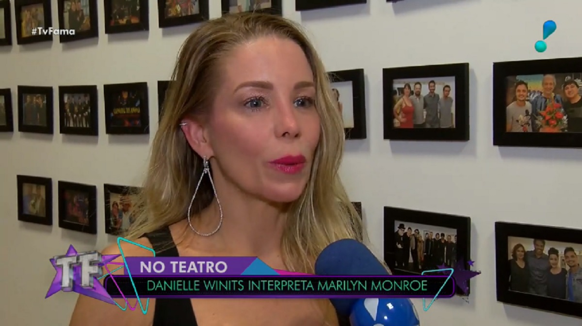 Danielle Winits, no TV Fama