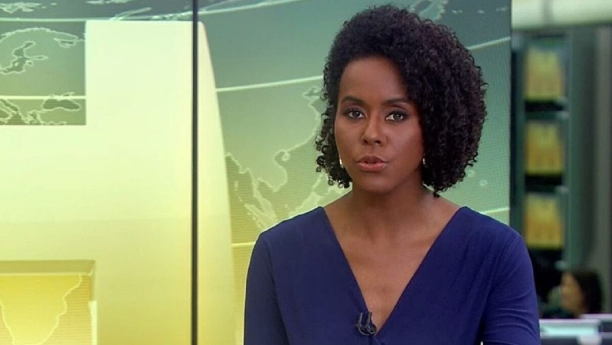 Maju Coutinho no Jornal Hoje