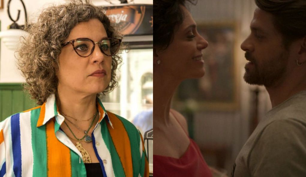 Jane (Isabel Teixeira), Lídia (Malu Galli) e Tales (Alejandro Claveaux) de Amor de Mãe