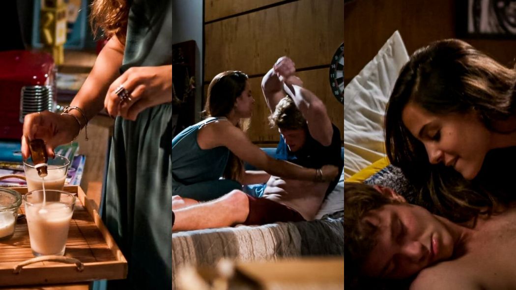 Leila (Jade Cardozo) e Filipe (Pedro Novaes) de Malhação - Toda Forma de Amar