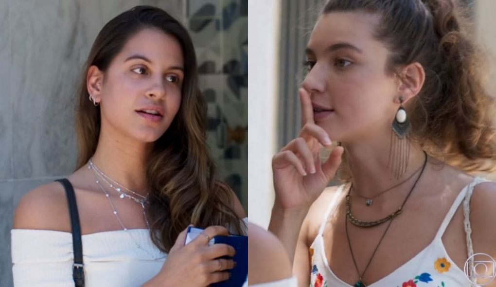 Leila (Jade Cardozo) e Rita (Alanis Guillen) de Malhação - Toda Forma de Amar