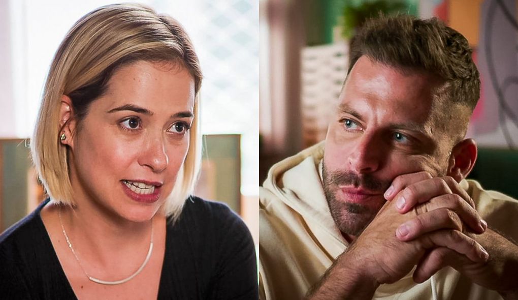 Lígia (Paloma Duarte) e Madureira (Henri Castelli) de Malhação - Toda Forma de Amar