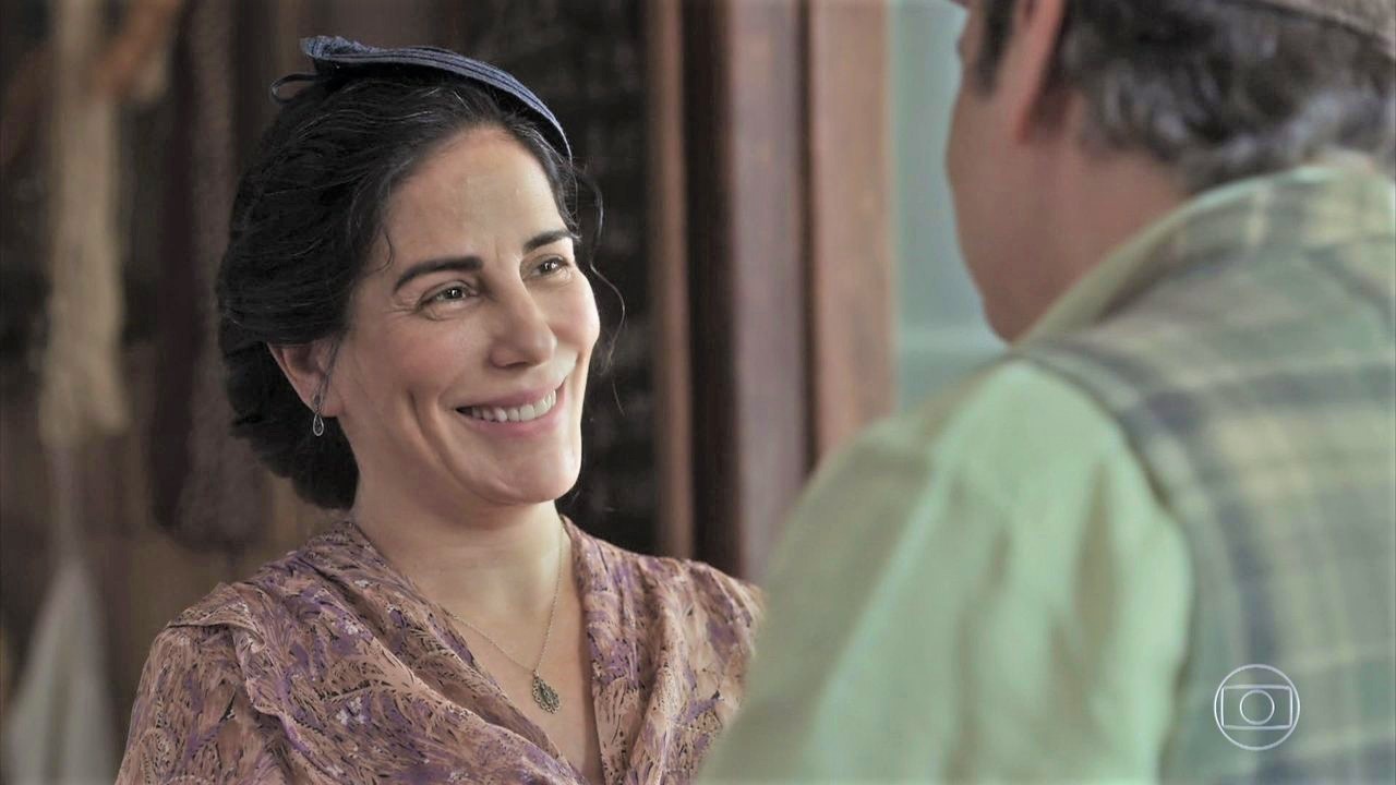 Lola (Gloria Pires) e Afonso (Cássio Gabus Mendes) em Éramos Seis