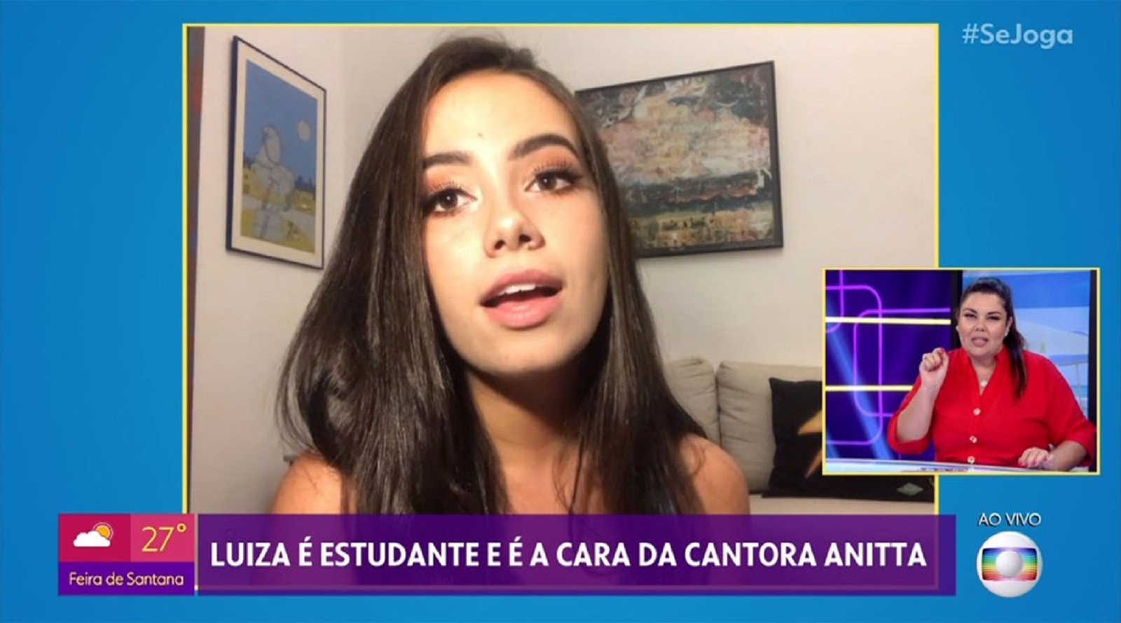 Se Joga conversa com Luíza Drewanz, a sósia da Anitta