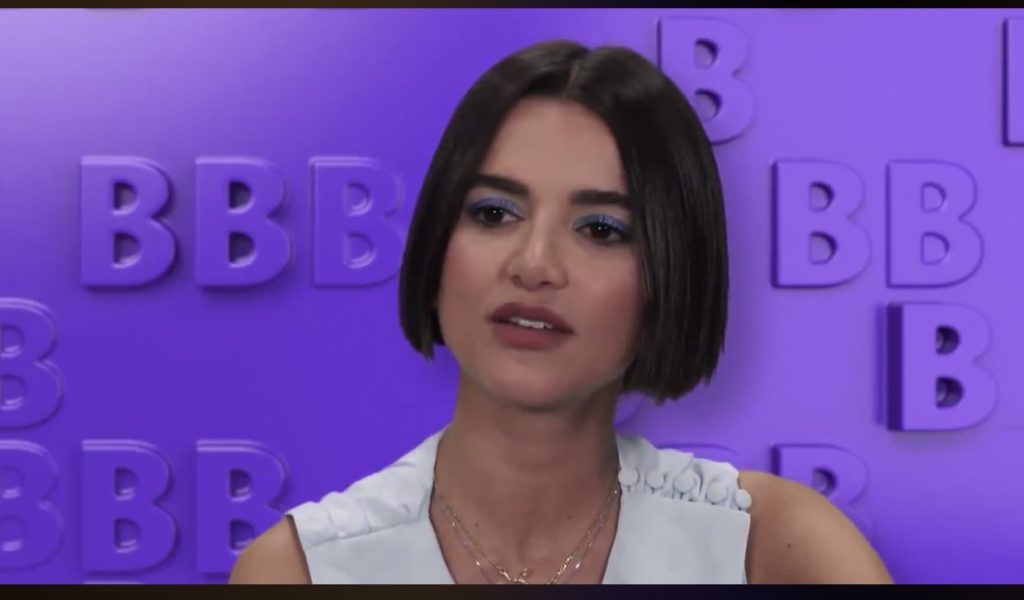 Manu Gavassi na chamada do BBB20 (Reprodução / Twitter)