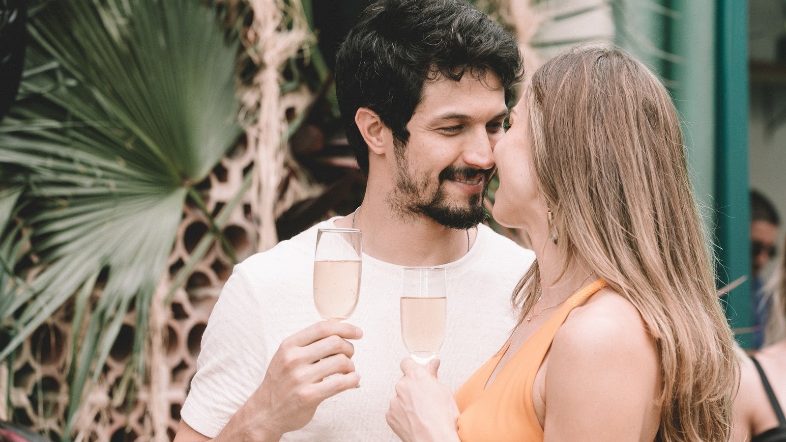 Marcos (Rômulo Estrela) e Paloma (Grazi Massafera) em Bom Sucesso (Isabella Pinheiro/GShow).