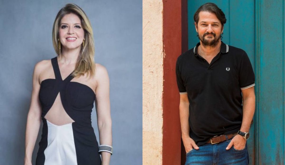 Mariana Santos e Marcelo Serrado
