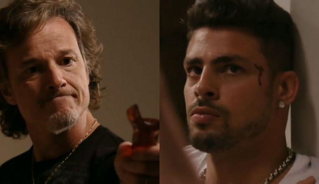 Max (Marcello Novaes) e Jorginho (Cauã Reymond) de Avenida Brasil