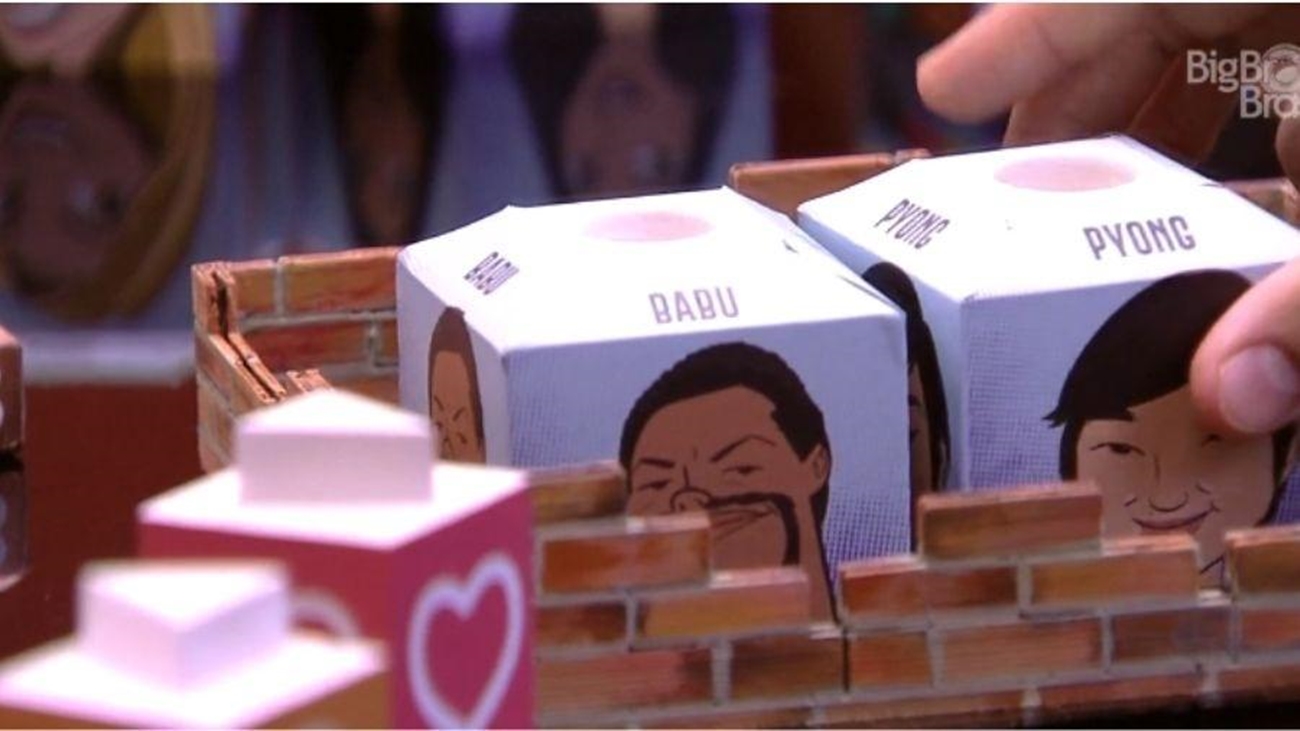 O paredão deste domingo pode ser formado por Babu e Pyong Lee (Reprodução/GloboPlay)