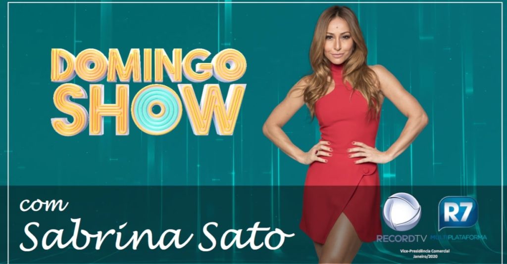 Parte do plano comercial do Domingo Show com Sabrina Sato (Reprodução)