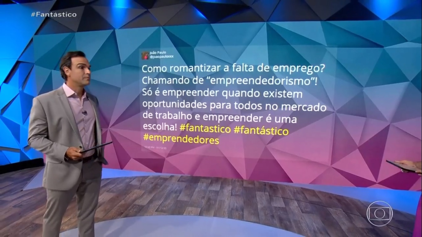 Tadeu Schmidt no Fantástico