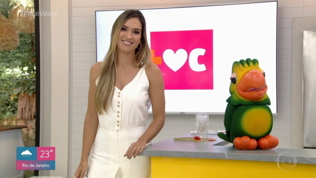 Talitha Morete e Louro José no Mais Você