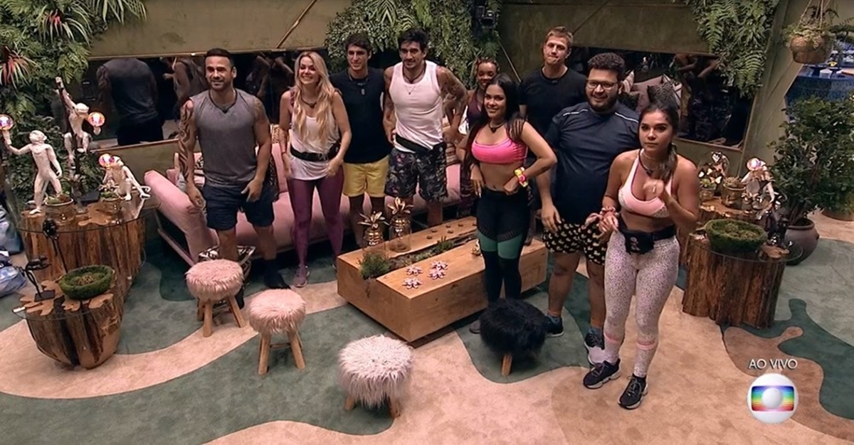 Participantes do grupo Pipoca do BBB (Reprodução/TVGlobo)