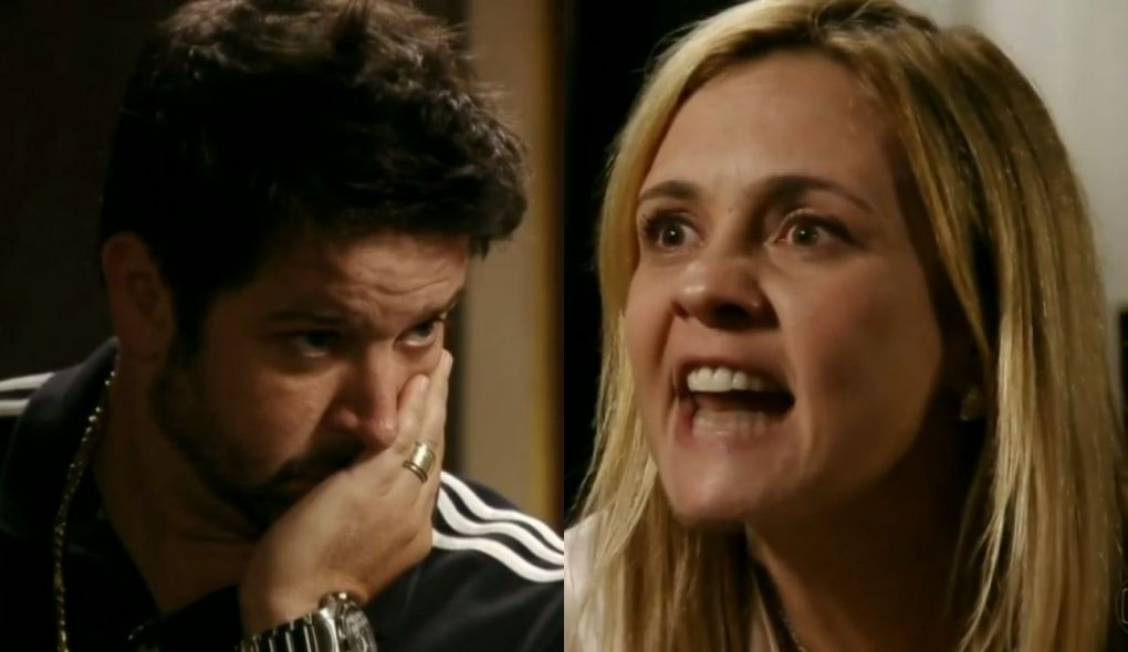 Tufão (Murilo Benício) e Carminha (Adriana Esteves) de Avenida Brasil