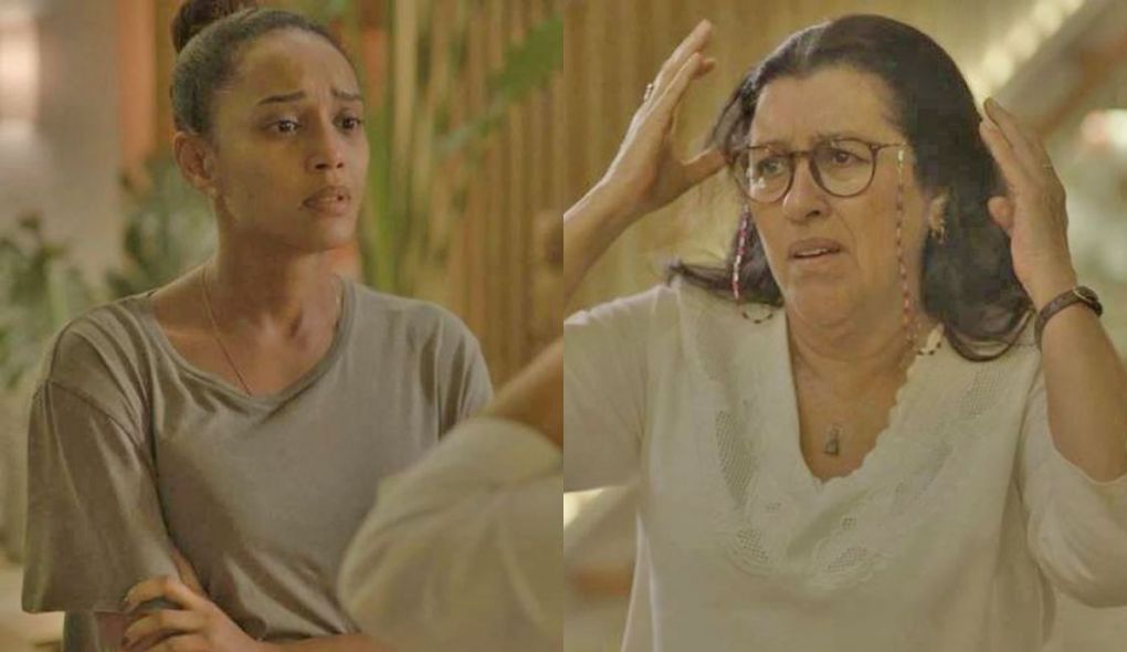 Vitória (Taís Araújo) e Lurdes (Regina Casé) de Amor de Mãe