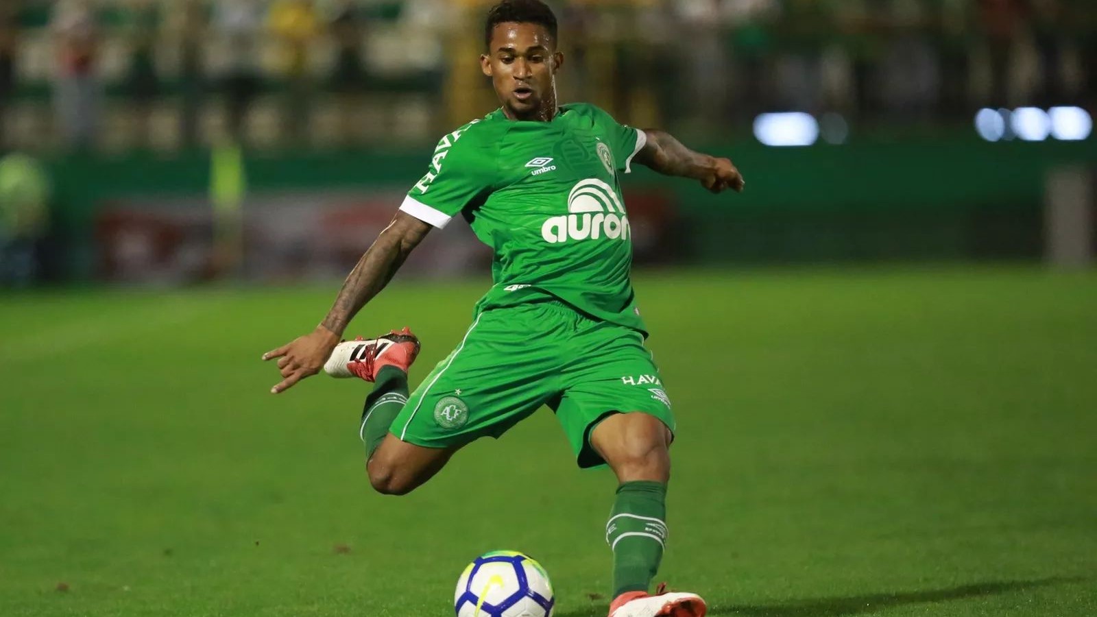 Jogador do Chapecoense em campo (Reprodução)