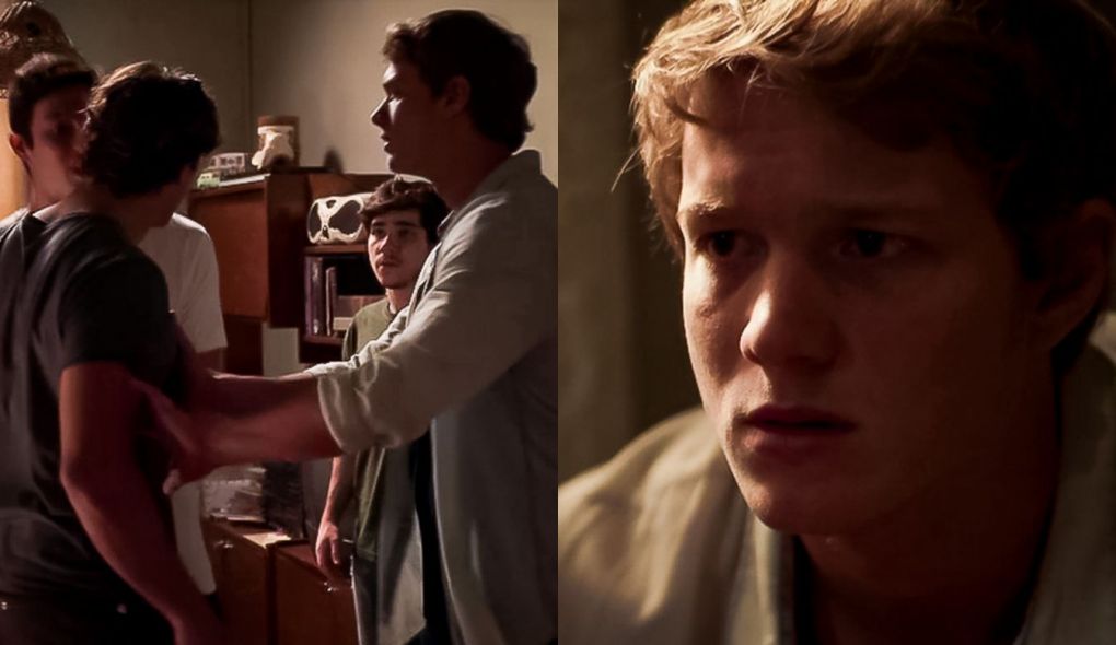 Tadeu (João Fernandes), Rui (Romulo Arantes Neto), Beto (John Buckley) e Filipe (Pedro Novaes) de Malhação - Toda Forma de Amar