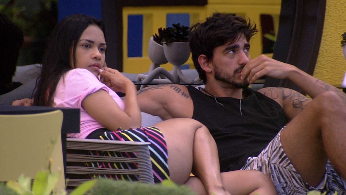 Flayslane e Guilherme BBB20 (Reprodução/TVGlobo)