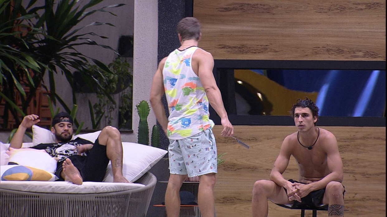 Hadson, Felipe e Lucas BBB20 (Foto: Reprodução/Globo)
