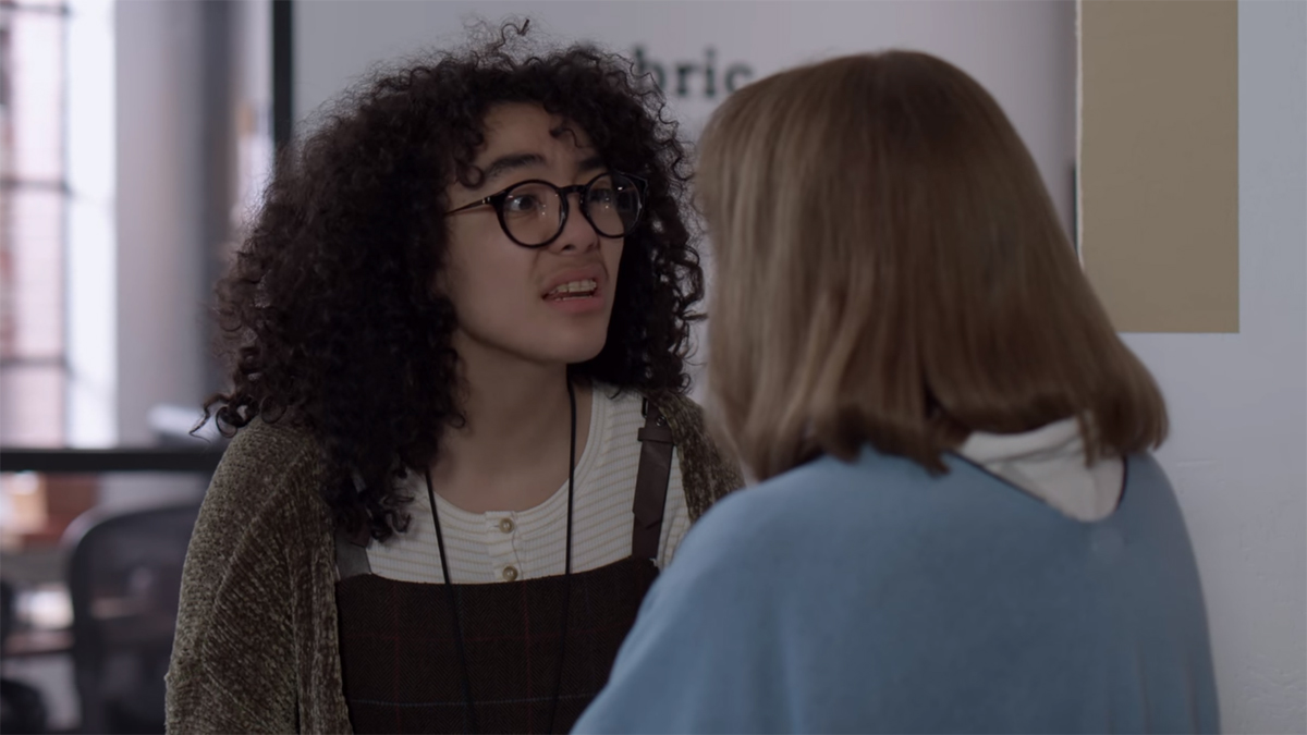 Betty (Elyfer Torres) e Inés (Isabel Moreno) em Betty, a Feia em Nova York