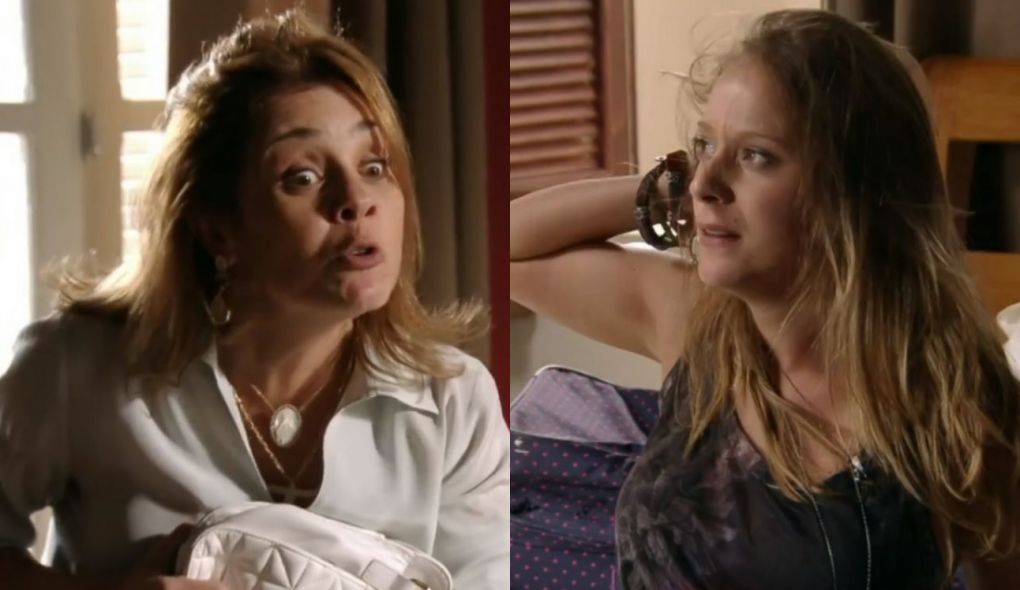 Carminha (Adriana Esteves) e Begônia (Carol Abras) de Avenida Brasil